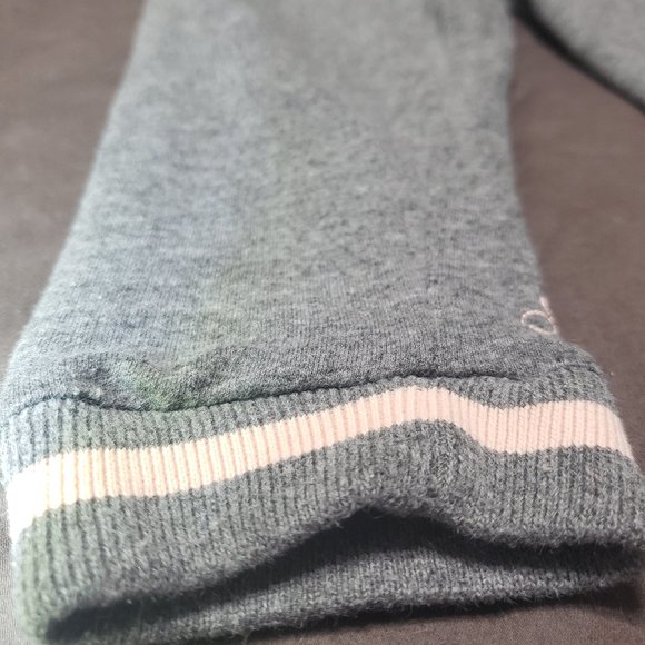 Guess Sweatpants Grey Pink Accents Embroidered Logo Elastic Waist 24 Month Size - Picture 3 of 7